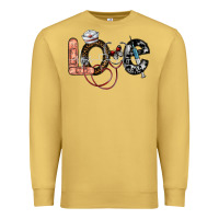 Antique Gold love nurse Premium Sweatshirt - SublimationCraftShop