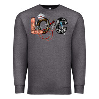 Charcoal Heather love nurse Premium Sweatshirt - SublimationCraftShop