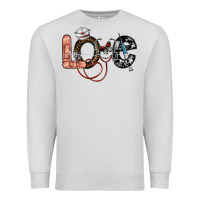Dove Grey love nurse Premium Sweatshirt - SublimationCraftShop