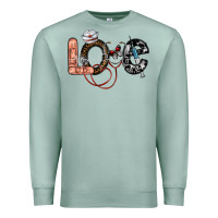 Seafoam love nurse Premium Sweatshirt - SublimationCraftShop