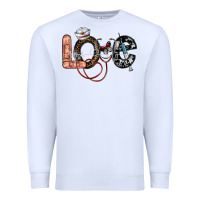 White love nurse Premium Sweatshirt - SublimationCraftShop