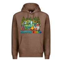 Chestnut hippie soul camping Premium Hoodie - BarkalooDesign
