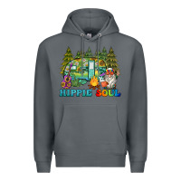 Rock hippie soul camping Premium Hoodie - BarkalooDesign