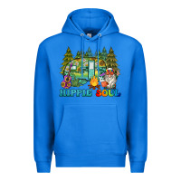 True Royal hippie soul camping Premium Hoodie - BarkalooDesign