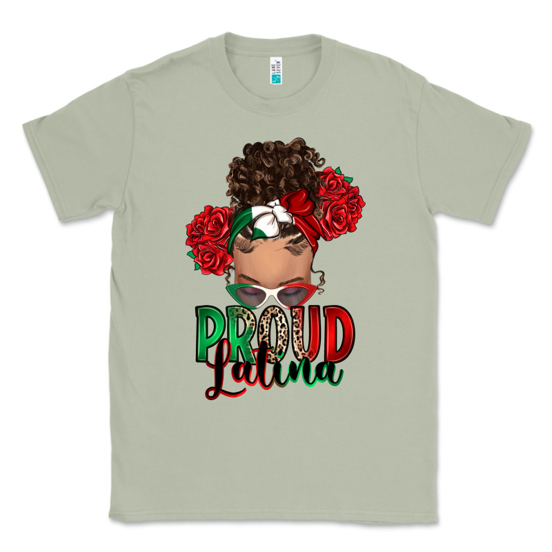 Proud Latina Messy Bun Classic Tee by RanaPortraitStore | Teevron