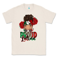 Natural Proud Latina messy bun Classic Tee - RanaPortraitStore