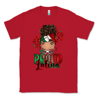 Red Proud Latina messy bun Classic Tee - RanaPortraitStore