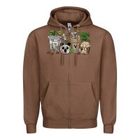 Chestnut koala coffee cups Zipper Hoodie - texasbilliewilder
