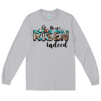 Moon Dust he is risen indeed Long Sleeve Tee - BarkalooDesign
