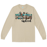 Mushroom he is risen indeed Long Sleeve Tee - BarkalooDesign