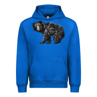 Cobalt Sloth Bear Urban Hoodie - LillyAllenDesigns