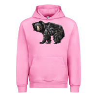 Fuchsia Pink Sloth Bear Urban Hoodie - LillyAllenDesigns