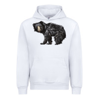 White Sloth Bear Urban Hoodie - LillyAllenDesigns