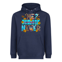 Navy me sarcastic never Heavyweight Hoodie - Zillion Design Studio