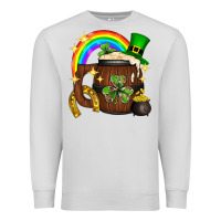 Dove Grey st. patricks day barrel beer Premium Sweatshirt - Neo Western