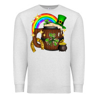 Oatmeal Heather st. patricks day barrel beer Premium Sweatshirt - Neo Western