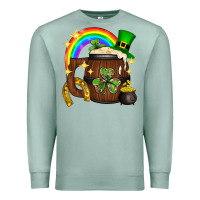 Seafoam st. patricks day barrel beer Premium Sweatshirt - Neo Western