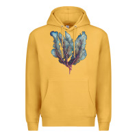 Mustard Venus Fan Sea Coral Premium Hoodie - LillyAllenDesigns