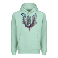Seafoam Venus Fan Sea Coral Premium Hoodie - LillyAllenDesigns