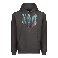 Smoke Venus Fan Sea Coral Premium Hoodie - LillyAllenDesigns