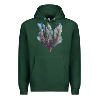 Sports Green Venus Fan Sea Coral Premium Hoodie - LillyAllenDesigns