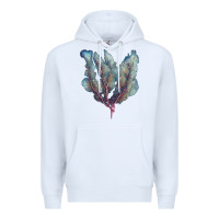 White Venus Fan Sea Coral Premium Hoodie - LillyAllenDesigns