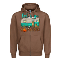 Chestnut lets go camping Zipper Hoodie - texasbilliewilder