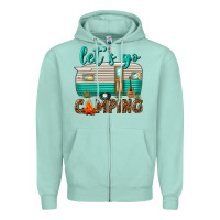 Lets Go Camping Zipper Hoodie | Teevron