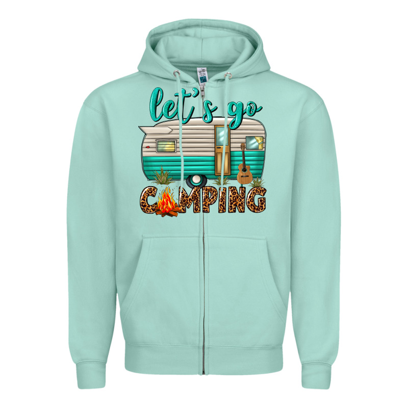 Lets Go Camping Zipper Hoodie by texasbilliewilder | Teevron