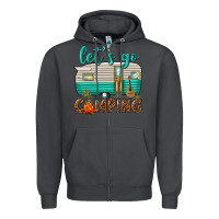 Smoke lets go camping Zipper Hoodie - texasbilliewilder