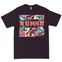 Plum Nurse Premium Tee - LillyAllenDesigns