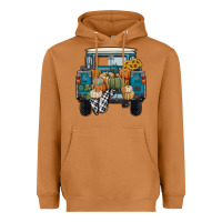 Meerkat pumpkin truck Heavyweight Hoodie - RanaPortraitStore
