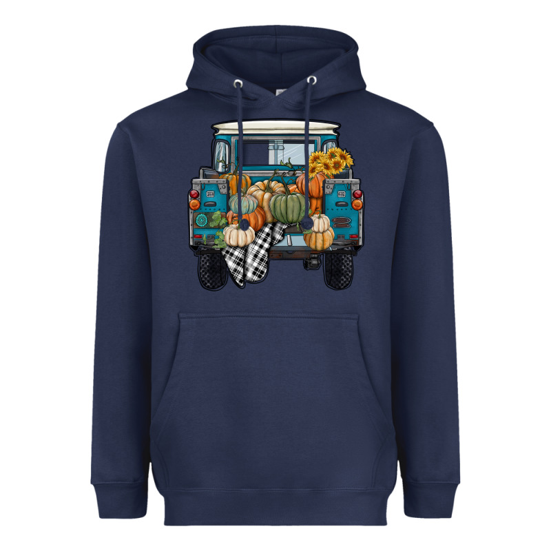 Pumpkin Truck Heavyweight Hoodie by RanaPortraitStore | Teevron