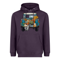 Plum pumpkin truck Heavyweight Hoodie - RanaPortraitStore