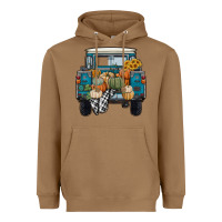 Toasted Coconut pumpkin truck Heavyweight Hoodie - RanaPortraitStore