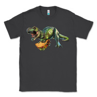 Smoke T-Rex dinosaur holding a taco Classic Tee - RanaPortraitStore