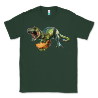 Sports Green T-Rex dinosaur holding a taco Classic Tee - RanaPortraitStore