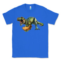 True Royal T-Rex dinosaur holding a taco Classic Tee - RanaPortraitStore