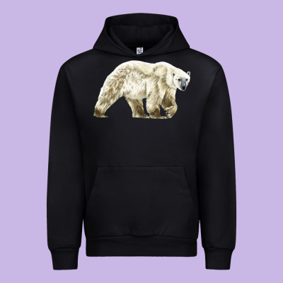 Polar Bear Urban Hoodie Designed By Lillyallendesigns