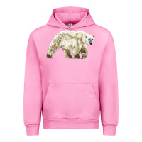 Fuchsia Pink Polar Bear Urban Hoodie - LillyAllenDesigns