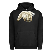 Pigment Black Polar Bear Urban Hoodie - LillyAllenDesigns