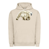 Pigment French Oak Polar Bear Urban Hoodie - LillyAllenDesigns