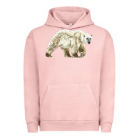 Pigment Salmon Polar Bear Urban Hoodie - LillyAllenDesigns
