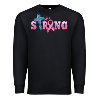 Black strong with cross ribbon Premium Sweatshirt - HRA Design Shop