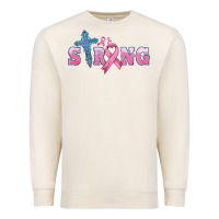 Sandshell strong with cross ribbon Premium Sweatshirt - HRA Design Shop