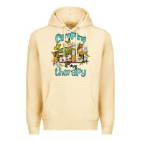Pina Colada camping is my therapy Premium Hoodie - BarkalooDesign