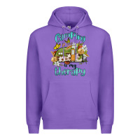 Purple camping is my therapy Premium Hoodie - BarkalooDesign