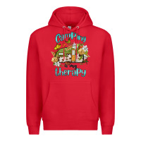 Red camping is my therapy Premium Hoodie - BarkalooDesign