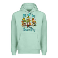 Seafoam camping is my therapy Premium Hoodie - BarkalooDesign