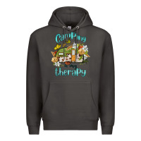Smoke camping is my therapy Premium Hoodie - BarkalooDesign